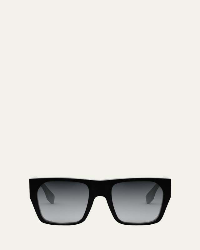 Baguette Acetate Round Sunglasses